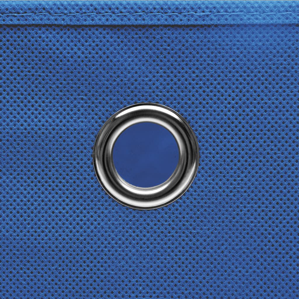 vidaXL Storage Boxes with Covers 4 pcs 28x28x28 cm Blue