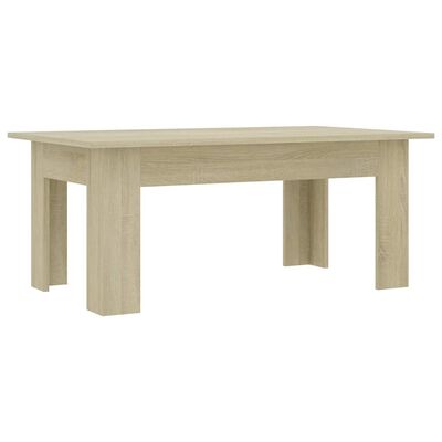 vidaXL Coffee Table Sonoma Oak 100x60x42 cm Engineered Wood, sonoma oak vidaXL Coffee Table Sonoma Oak 100x60x42 cm Engineered Wood