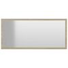 vidaXL 2 Piece Bathroom Furniture Set Sonoma Oak Engineered Wood