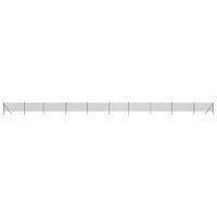 vidaXL Chain Link Fence Green 0.8x25 m