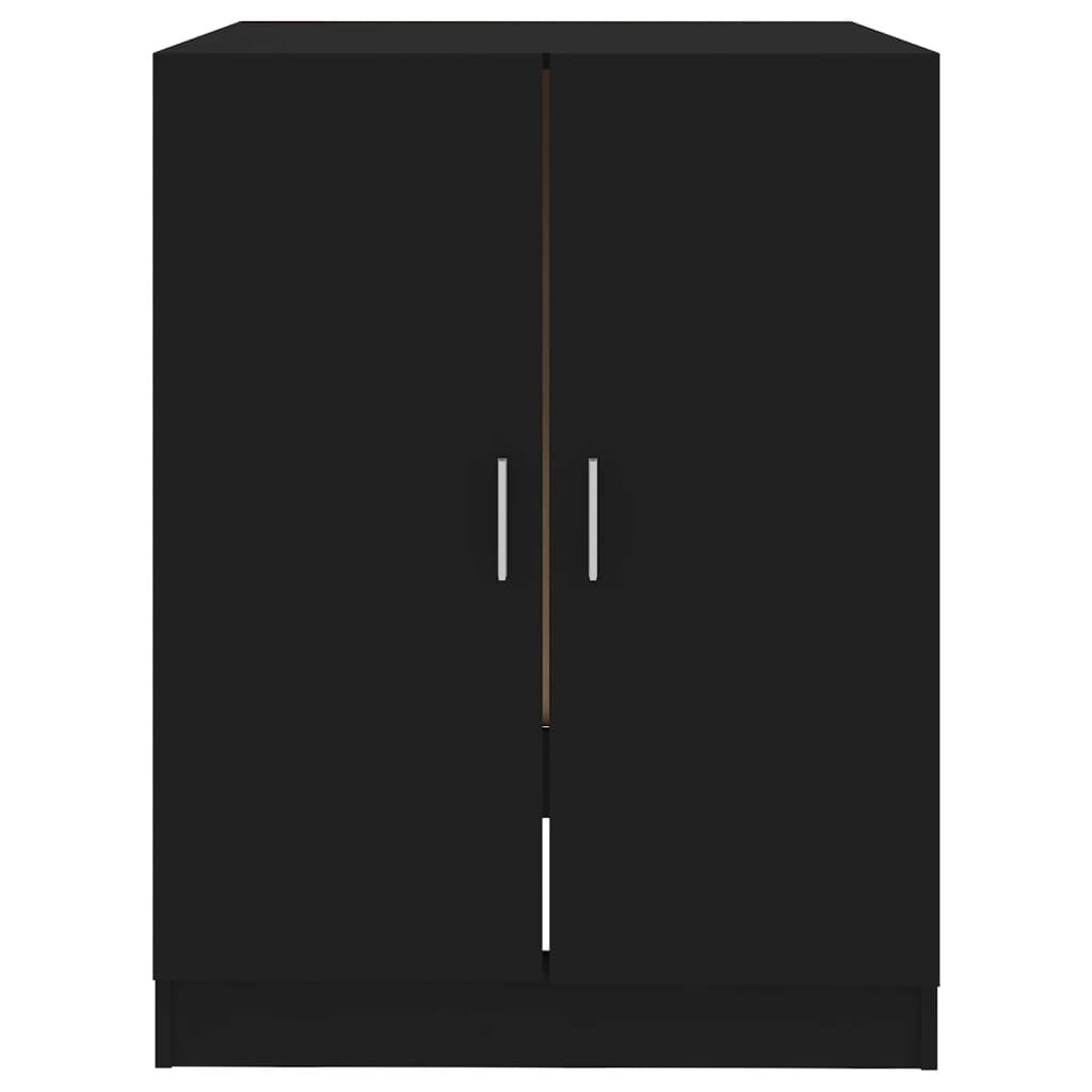 vidaXL Washing Machine Cabinet Black