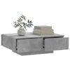 vidaXL Coffee Table Concrete Grey 90x60x31 cm Engineered Wood