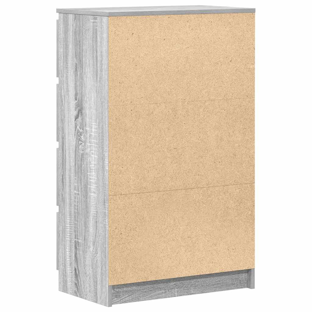 vidaXL Sideboard Grey Sonoma 60x35x98.5 cm Engineered Wood