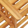 vidaXL Garden Chairs with Tea Table 159x61x92 cm Solid Acacia Wood