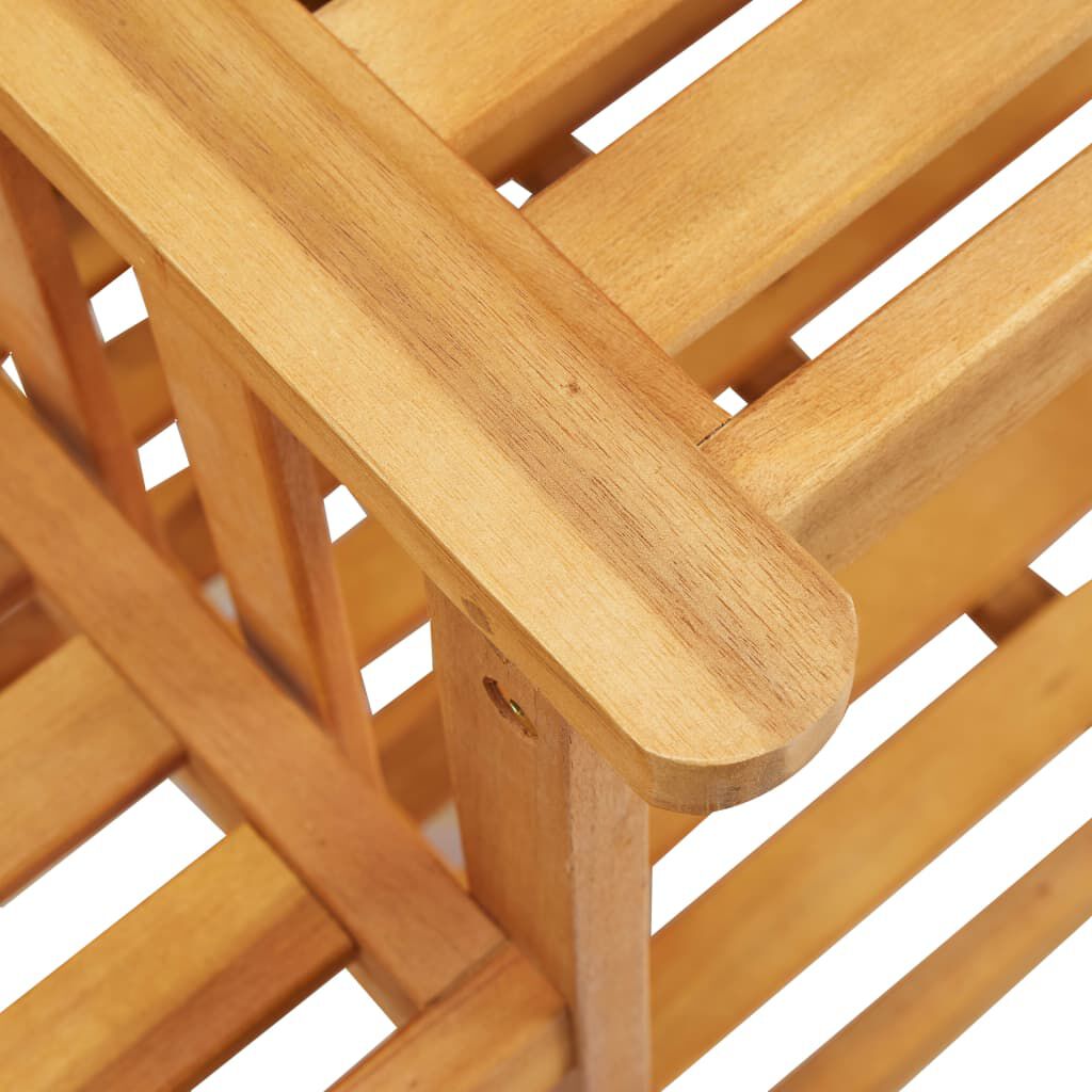 vidaXL Garden Chairs with Tea Table 159x61x92 cm Solid Acacia Wood