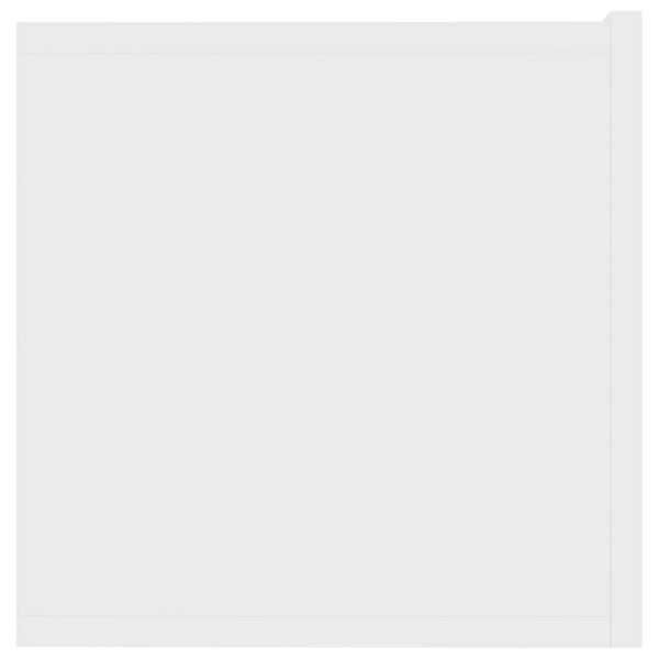 vidaXL TV Cabinet White 80x30x30 cm Engineered Wood