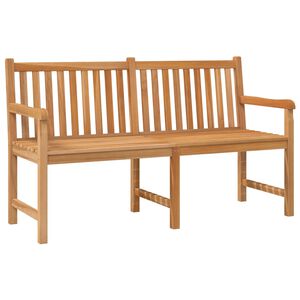 vidaXL Garden Bench 150 cm Solid Teak Wood