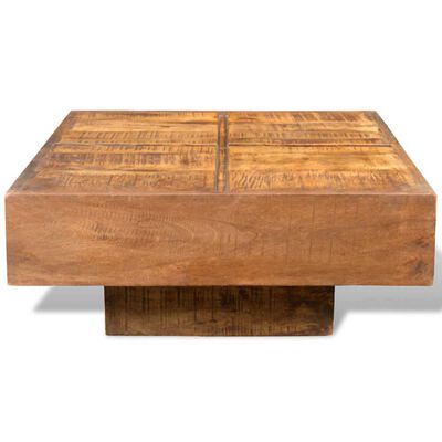 vidaXL Coffee Table Brown Square Solid Mango Wood,  vidaXL Coffee Table Brown Square Solid Mango Wood