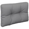 vidaXL Pallet Cushions 2 pcs Grey Fabric