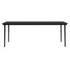 vidaXL 7 Piece Garden Dining Set with Cushions Black