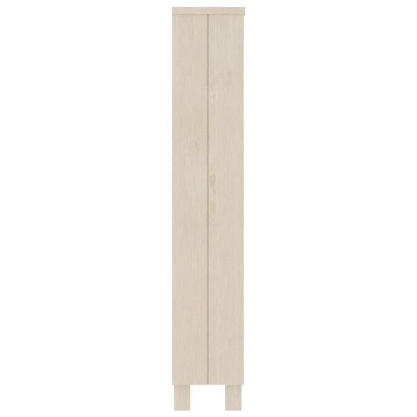 vidaXL CD Cabinet HAMAR Honey Brown 45x18x100 cm Solid Wood Pine