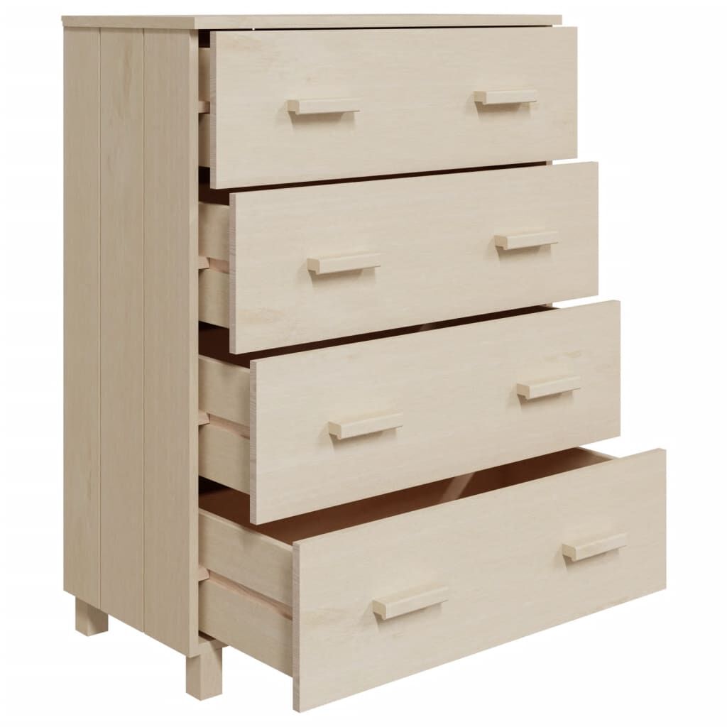 vidaXL Sideboard HAMAR Honey Brown 79x40x103.5 cm Solid Wood Pine