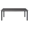 vidaXL 7 Piece Garden Dining Set Black