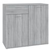 vidaXL Sideboard Grey Sonoma 80x36x75 cm Engineered Wood