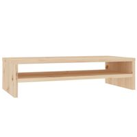 vidaXL Monitor Stand 50x24x13 cm Solid Wood Pine, natural vidaXL Monitor Stand 50x24x13 cm Solid Wood Pine
