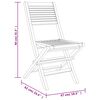 vidaXL Folding Garden Chairs 8 pcs 47x62x90 cm Solid Wood Teak