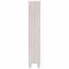 vidaXL CD Cabinet HAMAR White 45x18x100 cm Solid Wood Pine