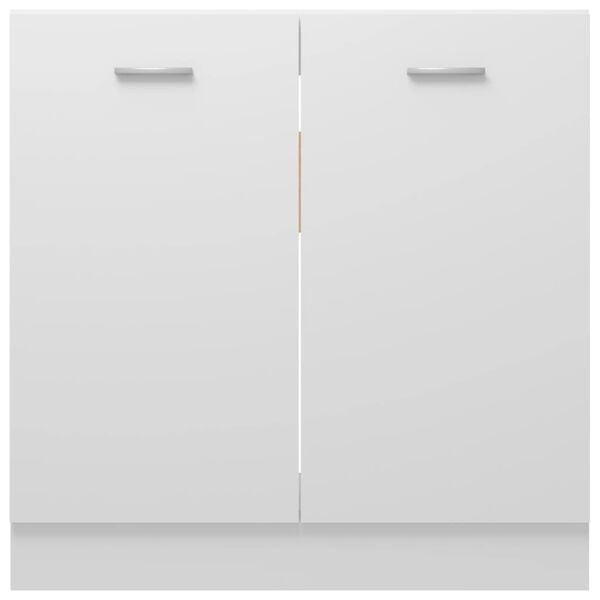 vidaXL Sink Bottom Cabinet Lyon White 80x46x81.5 cm Engineered Wood