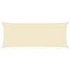 vidaXL Sunshade Sail 160 g/m&sup2; Cream 2x5 m HDPE