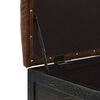 vidaXL Storage Bench 80.5x41x50 cm Solid Wood and Artificial Leather