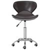 vidaXL Swivel Dining Chairs 2 pcs Brown Faux Leather