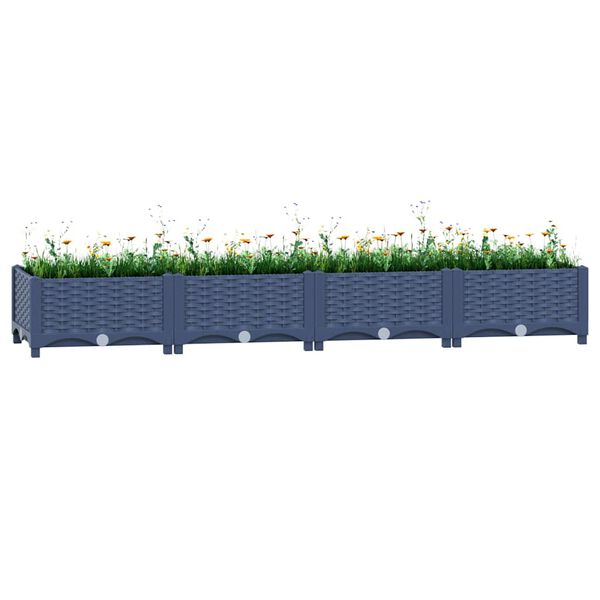 vidaXL Raised Bed 160x40x23 cm Polypropylene