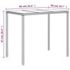 vidaXL 4 Piece Garden Lounge Set with Cushions Grey Poly Rattan