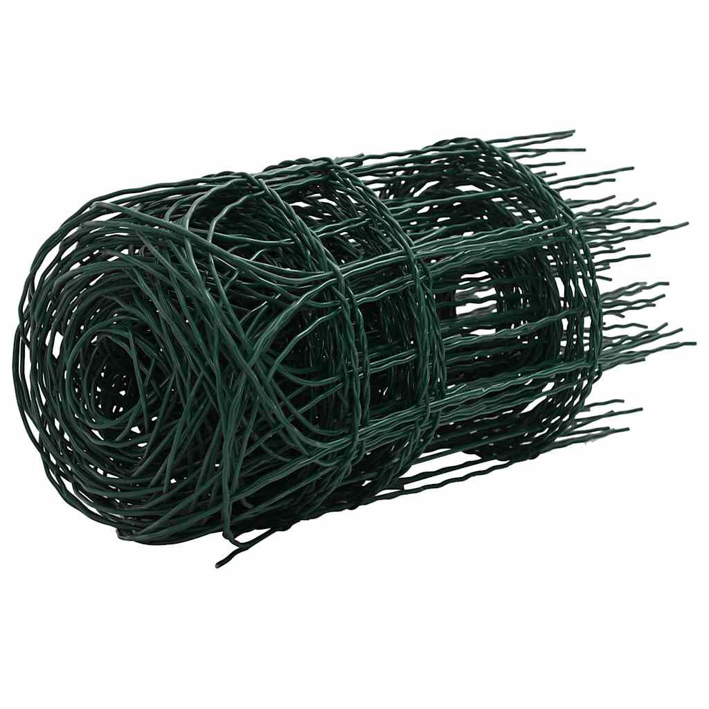 vidaXL Garden Border Fence Powder-coated Iron 10x0.4 m