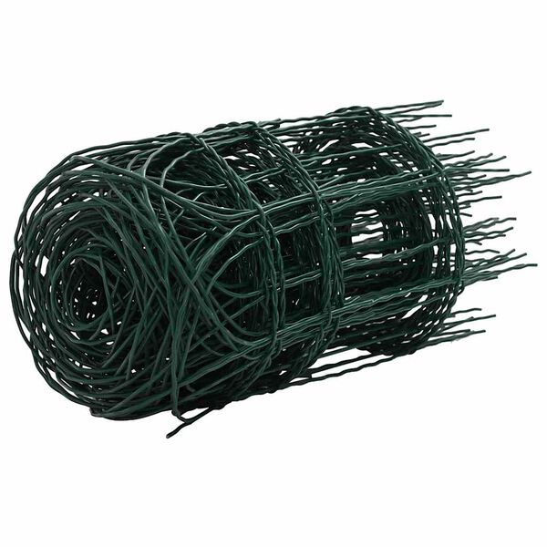 vidaXL Garden Border Fence Powder-coated Iron 10x0.4 m