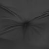 vidaXL Garden Bench Cushions 2pcs Black 120x50x7cm Oxford Fabric