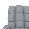 vidaXL Recliner Chair Light Grey Fabric