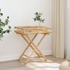 vidaXL Folding Tray Table 60x40x68 cm Bamboo