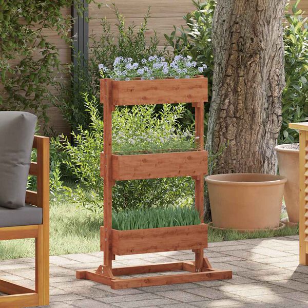 vidaXL Planter 52x30x78 cm Firwood