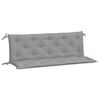 vidaXL Garden Bench Cushions 2pcs Grey 150x50x7cm Oxford Fabric