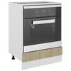 vidaXL Oven Cabinet Lyon Sonoma Oak 60x46x81.5 cm Engineered Wood