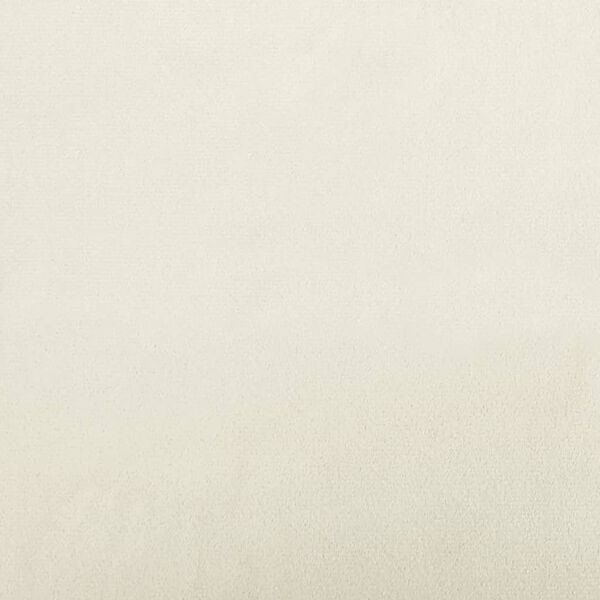 vidaXL Armchair Cream 62x79x79 cm Velvet