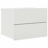 vidaXL Bedside Cabinet White 40x30x30 cm Engineered Wood