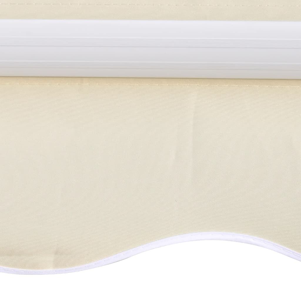 vidaXL Awning Top Sunshade Canvas Cream 350x250 cm