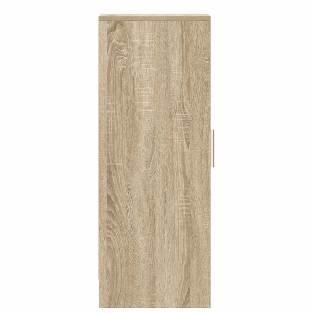 vidaXL Shoe Cabinet Sonoma Oak 32x35x92 cm Engineered Wood