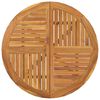 vidaXL Garden Table &Oslash; 85 cm Solid Wood Acacia