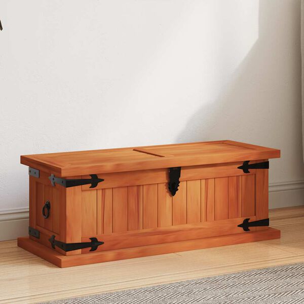 vidaXL Storage Chest 60x25x22 cm Solid Acacia Wood