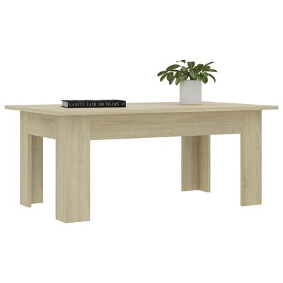 vidaXL Coffee Table Sonoma Oak 100x60x42 cm Engineered Wood, sonoma oak vidaXL Coffee Table Sonoma Oak 100x60x42 cm Engineered Wood