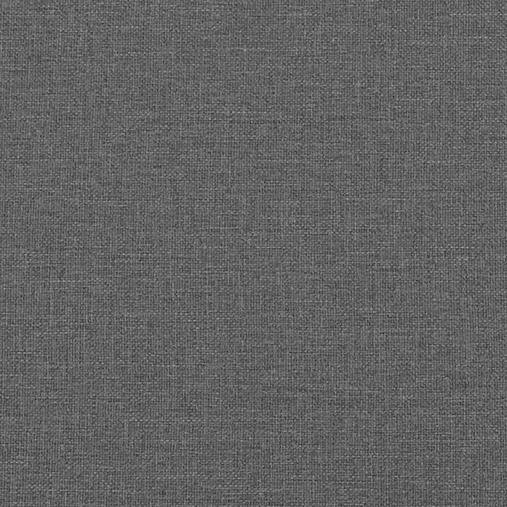 vidaXL Floor Sofa Bed 2-in-1 Dark Grey 112x174x55 cm Fabric