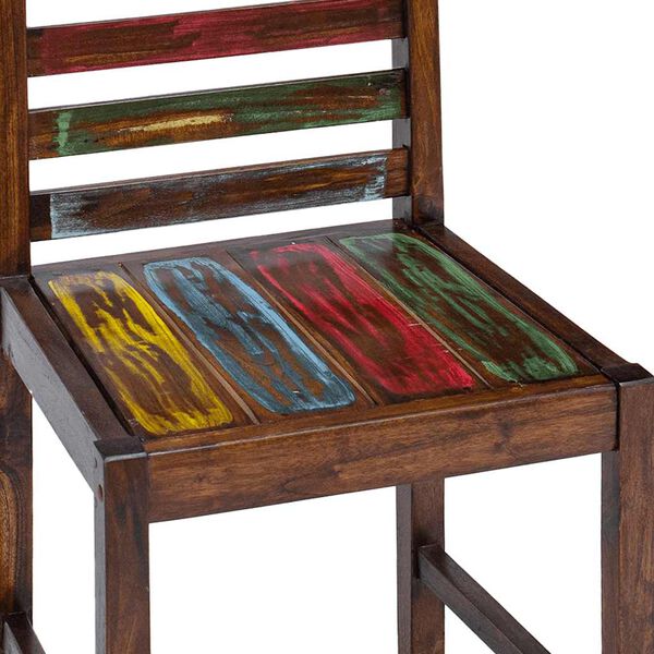 vidaXL Dining Chairs 2 pcs Solid Reclaimed Wood