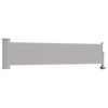 vidaXL Patio Retractable Side Awning 60x300 cm Grey