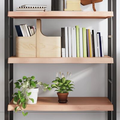 vidaXL Wall Shelf Light Brown 80x50x(2-6) cm Treated Solid Wood Oak, light brown vidaXL Wall Shelf Light Brown 80x50x(2-6) cm Treated Solid Wood Oak