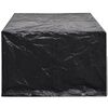 vidaXL Garden Furniture Cover 4 Person Poly Rattan Set 8 Eyelets 113 x 113cm