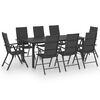 vidaXL Dining Set | Black