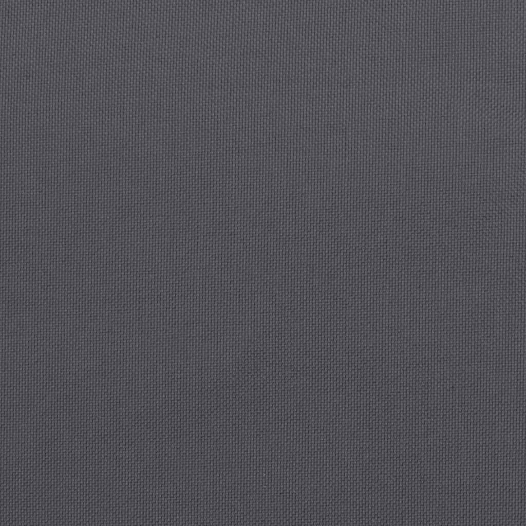 vidaXL Garden Highback Chair Cushions 6 pcs Anthracite 120x50x7 cm Fabric
