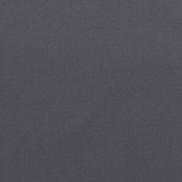 vidaXL Garden Highback Chair Cushions 6 pcs Anthracite 120x50x7 cm Fabric